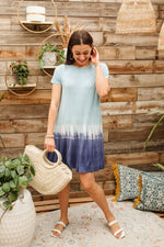 Load image into Gallery viewer, High &amp; Low Tides Tie Dye Dress
