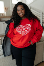 Load image into Gallery viewer, Holiday Heart Sweatshirt
