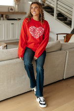 Load image into Gallery viewer, Holiday Heart Sweatshirt
