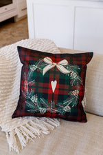 Load image into Gallery viewer, Holiday Wreath Pillow Case
