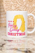 Load image into Gallery viewer, Holly Dolly Christmas Mug
