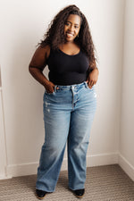 Load image into Gallery viewer, Hope High Rise Wide Leg Jeans
