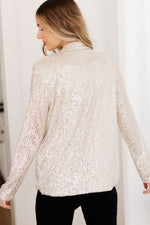 Load image into Gallery viewer, I Know You&#39;re Busy Sequin Blazer
