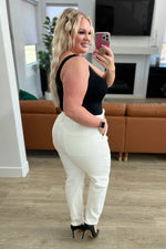 Load image into Gallery viewer, Charlene High Rise Jogger in Ecru
