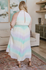 Load image into Gallery viewer, Irresistibly Iridescent Maxi Dress
