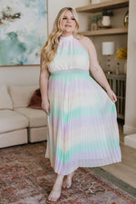 Load image into Gallery viewer, Irresistibly Iridescent Maxi Dress
