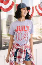 Load image into Gallery viewer, July Varsity Graphic Tee
