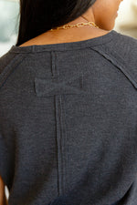 Load image into Gallery viewer, Kathleen Waffle Knit Top in Black
