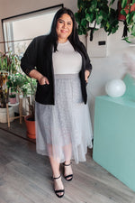 Load image into Gallery viewer, Layered In Lace Skirt In Gray
