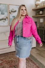 Load image into Gallery viewer, Stephanie Raw Hem Denim Skirt
