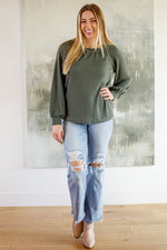 Load image into Gallery viewer, Like Dreamers Do Waffle Knit Top
