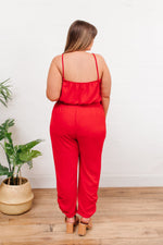Load image into Gallery viewer, Livin&#39; The Dream Jumpsuit in Red

