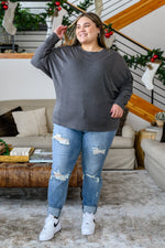 Load image into Gallery viewer, Lounge Around Long Sleeve Paneled Pullover
