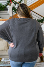 Load image into Gallery viewer, Lounge Around Long Sleeve Paneled Pullover
