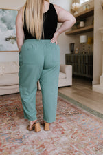 Load image into Gallery viewer, Love Me Dearly High Waisted Pants in Jade
