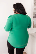Load image into Gallery viewer, Lucky Chic Top in Kelly Green
