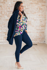 Load image into Gallery viewer, Magic 3/4 Blazer in Navy
