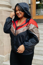 Load image into Gallery viewer, Make Your Move Windbreaker in Navy
