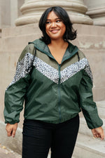 Load image into Gallery viewer, Make Your Move Windbreaker in Olive
