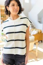 Load image into Gallery viewer, More or Less Striped Sleeveless Sweater
