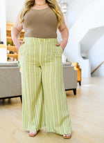 Load image into Gallery viewer, Never Underrated Striped Wide Leg Trousers
