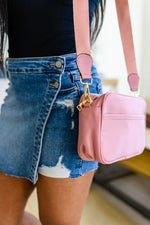 Load image into Gallery viewer, Nicky Nylon Crossbody Camera Bag in Pink
