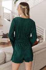 Load image into Gallery viewer, Night In Plisse Romper
