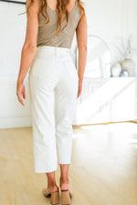 Load image into Gallery viewer, Not Too Salty High Rise Wide Leg Cropped Jeans
