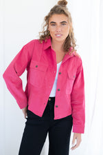 Load image into Gallery viewer, Perfect Pop of Pink Jacket
