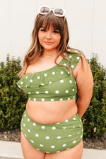 Load image into Gallery viewer, Polka Dot Oasis Swimsuit Bottoms
