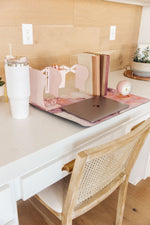 Load image into Gallery viewer, Say No More Luxury desk pad in Pink Marble
