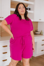 Load image into Gallery viewer, Real Cozy Romper in Magenta
