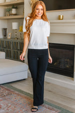 Load image into Gallery viewer, Pristine Puff Sleeve Top in White

