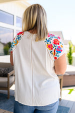 Load image into Gallery viewer, Rose Garden Embroidered Blouse
