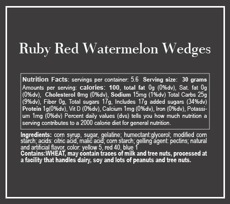 Sweetables | Ruby Red Watermelon Wedges