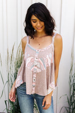 Load image into Gallery viewer, Santa Fe Aztec Tank in Taupe
