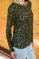 Load image into Gallery viewer, Sass Of It All Animal Print Top
