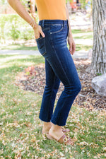 Load image into Gallery viewer, Sofia Dark Wash Skinny Jeans
