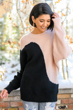 Load image into Gallery viewer, Speaks To My Heart Wave Knit Pullover
