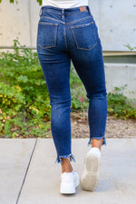 Load image into Gallery viewer, Stacie Midrise Destroyed Slim Fit Jeans
