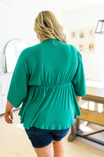 Load image into Gallery viewer, Storied Moments Draped Peplum Top
