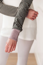 Load image into Gallery viewer, Suave Stripes Raglan Top
