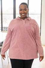 Load image into Gallery viewer, Sweet Crush Collar Pullover in Mauve
