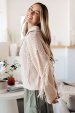 Load image into Gallery viewer, Sweet Surrender Fringe Sweater
