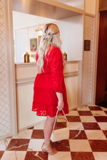 Load image into Gallery viewer, Sweetheart&#39;s Dress in Red
