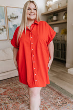 Load image into Gallery viewer, Tell Me About It Shirt Dress
