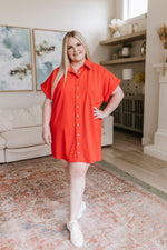 Load image into Gallery viewer, Tell Me About It Shirt Dress
