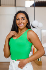 Load image into Gallery viewer, The Basics Bodysuit in Green
