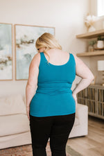 Load image into Gallery viewer, The Basics Reversible Longline Tank in Dark Teal
