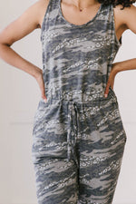 Load image into Gallery viewer, Megan Jumpsuit in Camo
